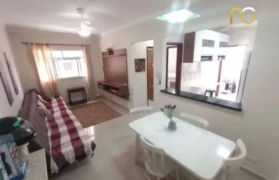 Apartamento com 1 dormitório à venda, 51 m² por r$ 330.000,00 - canto do forte - praia grande/sp