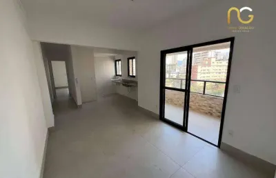 Apartamento com 1 dormitório à venda, 57 m² por r$ 365.000,00 - caiçara - praia grande/sp