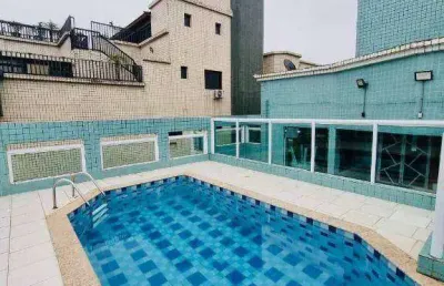 Apartamento com 2 dormitórios à venda, 42 m² por r$ 340.000,00 - boqueirão - praia grande/sp
