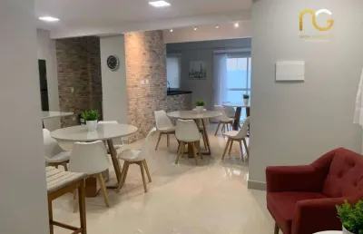 Apartamento com 2 dormitórios à venda, 74 m² por r$ 285.000,00 - vila dinópolis - mongaguá/sp