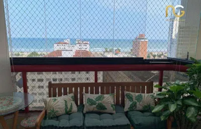 Apartamento com 2 dormitórios à venda, 95 m² por r$ 590.000,00 - boqueirão - praia grande/sp