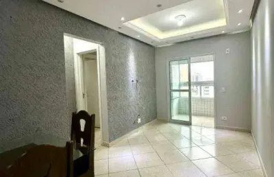 Apartamento com 1 dormitório à venda, 50 m² por r$ 325.000,00 - aviação - praia grande/sp