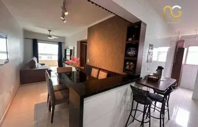Apartamento com 2 dormitórios à venda, 78 m² por r$ 500.000,00 - vila guilhermina - praia grande/sp