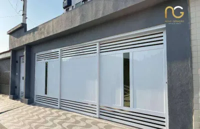 Casa com 3 dormitórios à venda, 100 m² por r$ 510.000,00 - vilamar - praia grande/sp