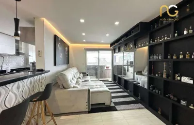 Apartamento à venda, 136 m² por r$ 1.390.000,00 - vila guilhermina - praia grande/sp