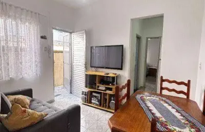 Kitnet com 1 dormitório à venda, 38 m² por r$ 179.000,00 - vila guilhermina - praia grande/sp