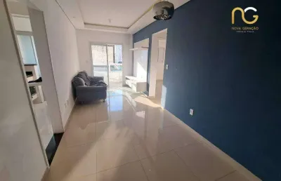 Apartamento com 2 dormitórios à venda, 58 m² por r$ 360.000,00 - vila guilhermina - praia grande/sp