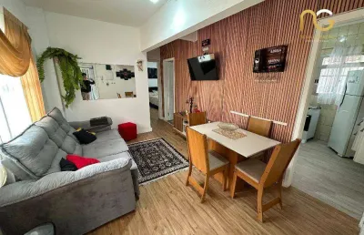 Apartamento à venda, 48 m² por r$ 299.000,00 - tupi - praia grande/sp