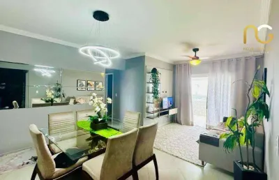 Apartamento com 3 dormitórios à venda, 101 m² por r$ 780.000,00 - vila guilhermina - praia grande/sp