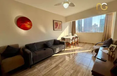Apartamento vista mar no boqueirão com 03 dormitorios reformados
