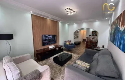 Apartamento de 3 dormitórios com 2 vagas demarcadas à venda na ocian - praia grande