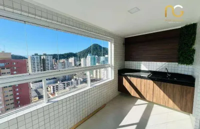 Apartamento com 2 dormitórios à venda, 84 m² por r$ 880.000,00 - canto do forte - praia grande/sp