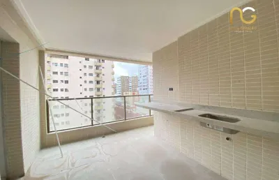 Apartamento com 3 dormitórios à venda, 119 m² por r$ 1.200.000,00 - canto do forte - praia grande/sp