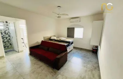 Kitnet com 1 dormitório à venda, 40 m² por r$ 220.000,00 - tupi - praia grande/sp