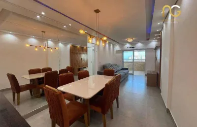 Apartamento com 2 dormitórios à venda, 88 m² por r$ 595.000,00 - vila assunção - praia grande/sp