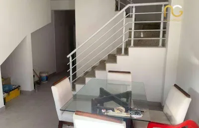 Casa com 2 dormitórios à venda, 65 m² por r$ 338.000,00 - tude basto - praia grande/sp
