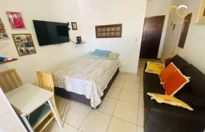 Kitnet com 1 dormitório à venda, 28 m² por r$ 199.900,00 - ocian - praia grande/sp