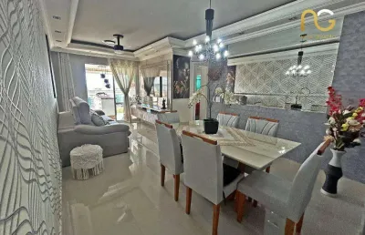 Apartamento com 2 dormitórios à venda, 95 m² por r$ 880.000,00 - boqueirão - praia grande/sp