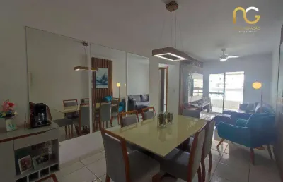 Apartamento com 2 dormitórios à venda, 82 m² por r$ 520.000,00 - tupi - praia grande/sp
