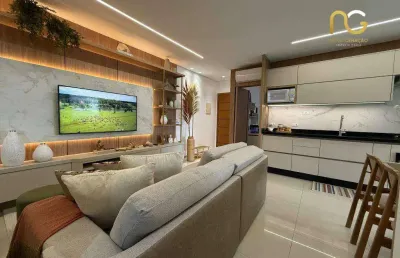 Apartamento garden com 3 dormitórios à venda, 279 m² por r$ 1.674.000,00 - canto do forte - praia grande/sp