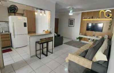Apartamento com 1 dormitório à venda, 68 m² por r$ 410.000,00 - canto do forte - praia grande/sp