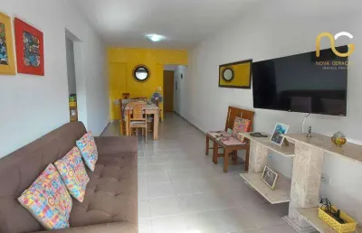 Apartamento com 2 dormitórios à venda, 80 m² por r$ 410.000,00 - tupi - praia grande/sp
