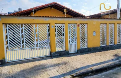 Caasa 03 dormitorios 01 suite - 80mts da praia - bairro jd.real/praia grande-sp