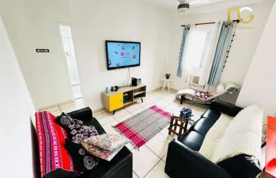 Apartamento com 2 dormitórios à venda, 74 m² por r$ 475.000,00 - vila assunção - praia grande/sp