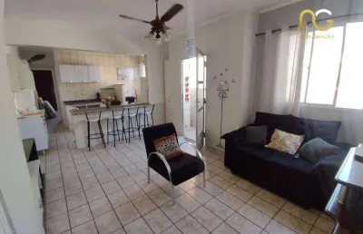 Apartamento com 1 dormitório à venda, 50 m² por r$ 240.000,00 - vila guilhermina - praia grande/sp