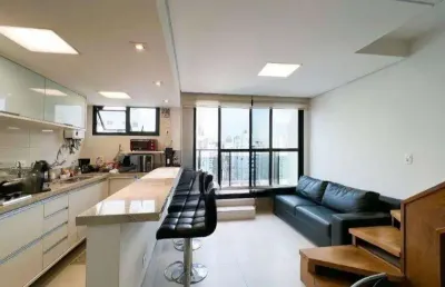 Apartamento duplex com 1 dormitório à venda, 88 m² por r$ 2.000.000,00 - itaim bibi - são paulo/sp