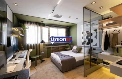 Apartamento studio à venda, por r$ 510.000,00 - moema - são paulo/sp