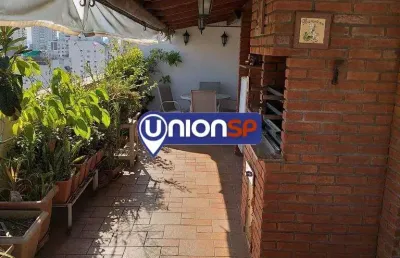 Cobertura com 4 dormitórios à venda, 445 m² por r$ 2.500.000,00 - campo belo - são paulo/sp