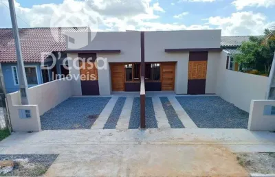 Casas em construção com 2 dormitórios à venda, 50 m² por r$ 249.000 - auxiliadora - gravataí/rs
