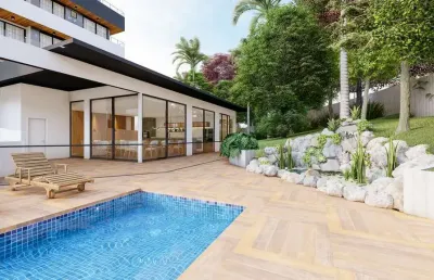Apartamento giadino de alto padrão com 304m² privativos, 3 suítes e 2 vagas.