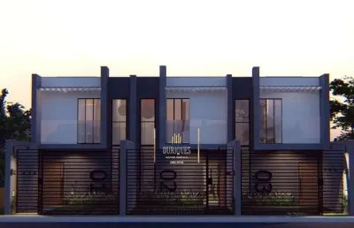 Sobrado geminado no santo antônio  com 88m² possui 2 suítes e 1 vagas.