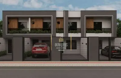 Sobrado geminado no saguaçu com 4m de abertura 76,22m²,  2 suítes e 1 vagas.