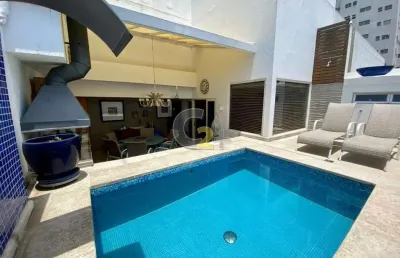 Cobertura duplex a venda  no bairro  higienopolis,  1 quarto 1 vaga
