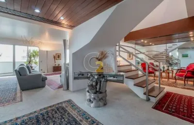Cobertura duplex em higienópolis com 5 quartos, 2 suítes e 6 vagas