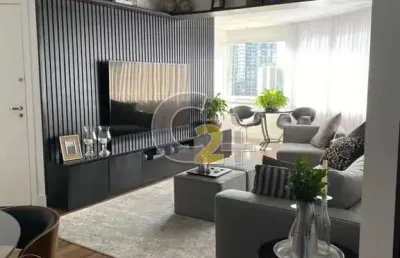 Apartamento a venda no brooklin com 2 suítes, 3 vagas