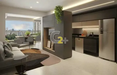 Apartamento à venda em pinheiros com 2 suítes e 1 vaga