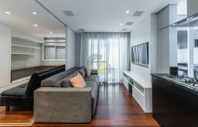 Apartamento mobiliado a venda na barra funda com 66m, 2 quartos, 1vaga