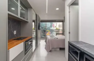 Apartamento studio a venda no centro, 1 quarto, sem vaga de garagem