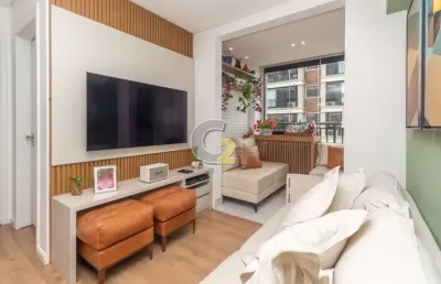 Apartamento mobiliado à venda na agua branca com 2 quartos, 1 suíte, 1 vaga