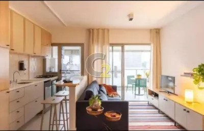 Apartamento mobiliado á venda em pinheiros com 2 quartos, sendo 1 suite e 1 vaga