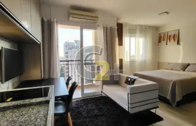 Apartamento studio, venda, pinheiros, 1 quarto, sem vaga, mobiliado.
