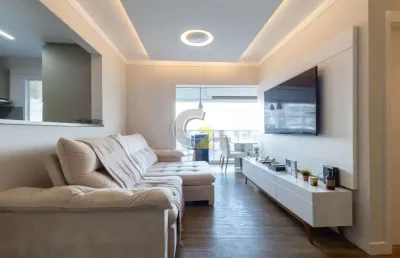 Apartamento á venda no brooklin, 2 quaros, 1 suíte, 1 vaga
