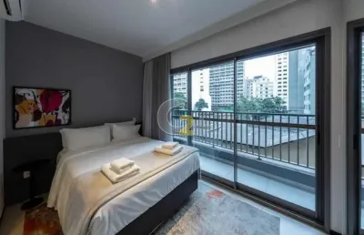 Studio mobiliado à venda na consolação  com 1 quarto, sem vaga