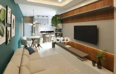 Apartamento com 2 dormitórios à venda, 61 m² por r$ 332.000,00 - jardim veneza - franca/sp