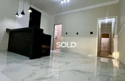 Excelente casa com 2 dormitórios sendo 1 suíte, 100m² de área construída, à venda por r$ 385.000,00 - jardim ângela rosa - franca/sp