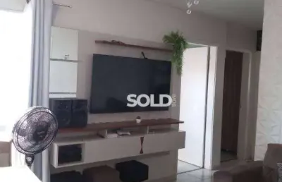 Apartamento com 2 dormitórios à venda, 50 m² por r$ 165.000,00 - chácara sao paulo  - franca/sp
